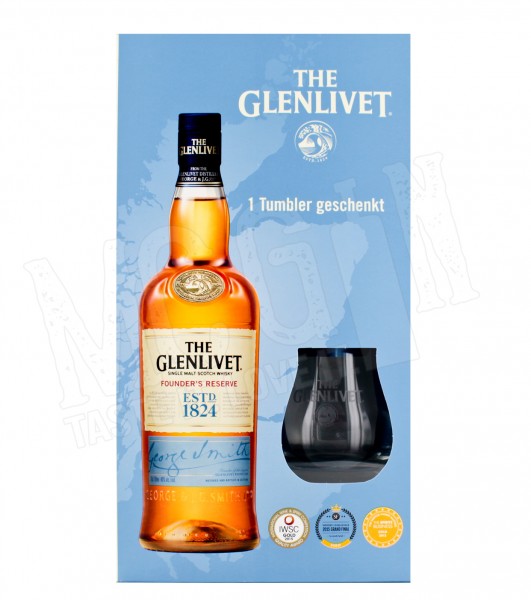 The Glenlivet Founders Reserve - 0,7L + Tumbler